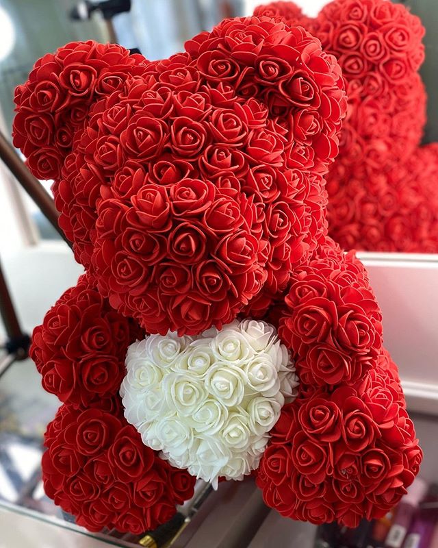 Love heart rose store bear limited edition